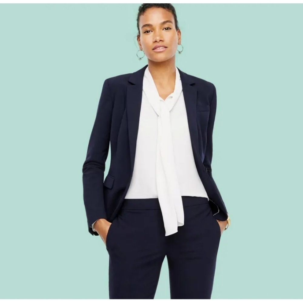 LOFT pinstripe blazer
